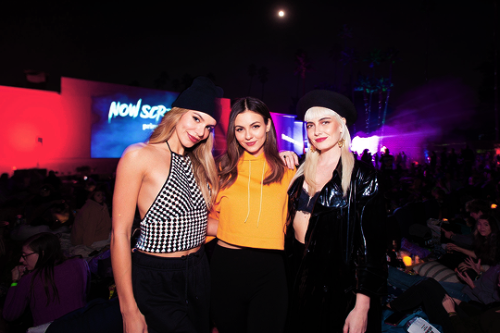 Victoria Justice and friends attend Cinespia&rsquo;s &ldquo;I Know What You Did Last Summer&