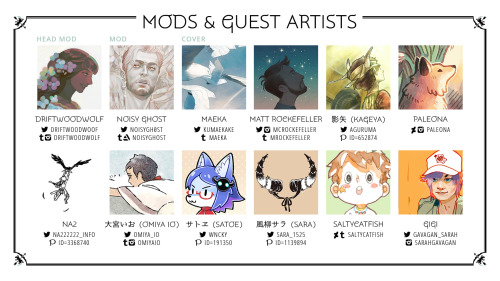 sotczine:Hello! We’re excited to present the full contributor lineup for The Sunlit Earth! Ple