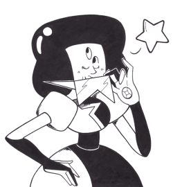 sq13-artz:  Inktober Day 5: Garnet~! ♥♥♥