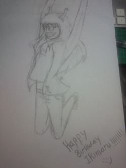 cvk01:  Happy belated birthday! Here’s a happy Vriska. (sorry for the photographed drawing lol, would have used a scanner, but I didn’t have that much time before going off again)  yeSS thanks a lot!! &lt;3 (ahh don’t worry! ;v; )