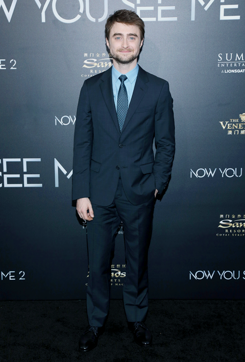 danielradcliffedaily:    Daniel Radcliffe attends the ‘Now You See Me 2’ world