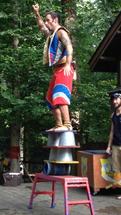 a-study-in-timey-wimey:  Barely Balanced at the Maryland Renaissance Festival