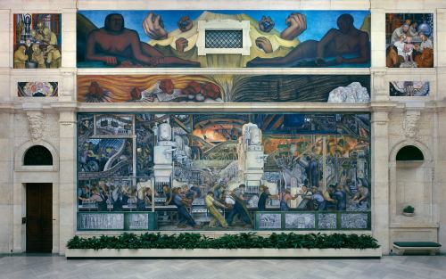 Diego Rivera Mural at Detroit Institute of Arts