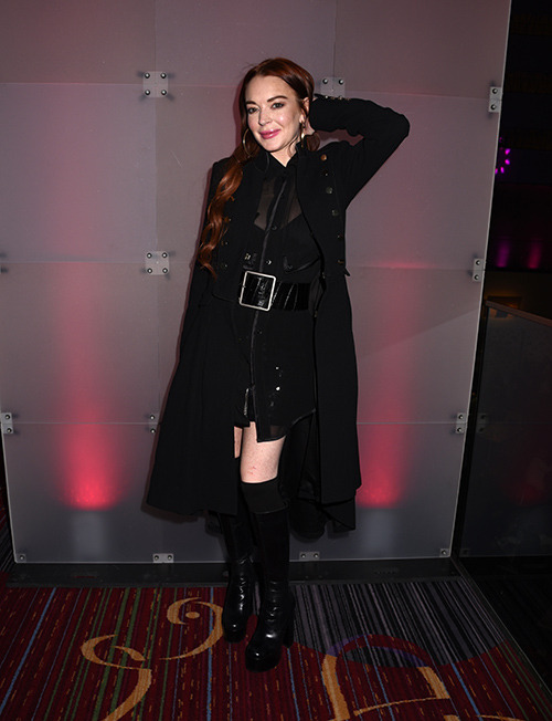 Lindsay Lohan - 3rd Annual Marquis New Year’s Eve in New York (December 31, 2018)