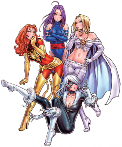 fandoms-females:CBV #8  - Puzzling and even more puzzling  (Shunya Yamashita )  Marvel gals~ &lt; |D&rsquo;&ldquo;&rdquo;