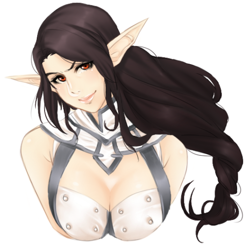 I been so busy drawing for others I need a small break to draw myself a little something, so here’s Sorasha from FFXI, since I was tinkering with Model Viewer today… I miss my baby…