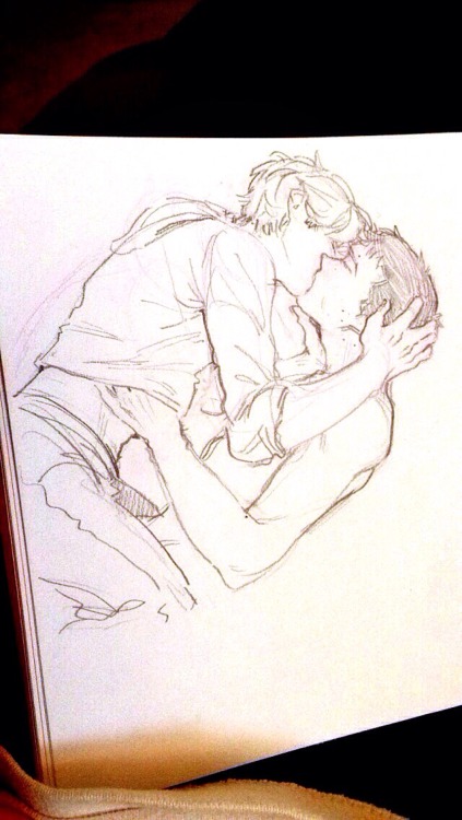 kohichapeau:  “When the days get short and the nights get a little bit frozen… we hold each other.” (x)Drawing newtmas is therapeutic.