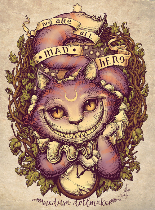 Cheshire Cat by Medusa-Dollmaker 