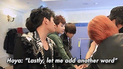 y3ol: INFINITE’s hwaiting speech ㅋㅋㅋ