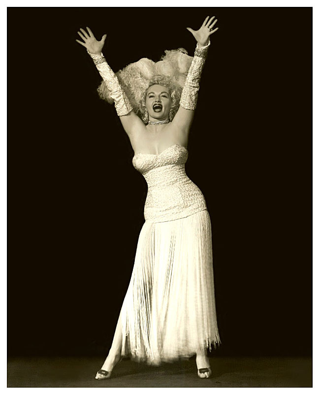 Dixie Evans      (aka. Mary Lee Evans)    &ldquo;The Marilyn Monroe of