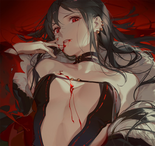 rennebright:    红 by  ASK※Artist allows reproduction of their works without permission. Do not remove the source. Please support the original artwork by visiting the source!