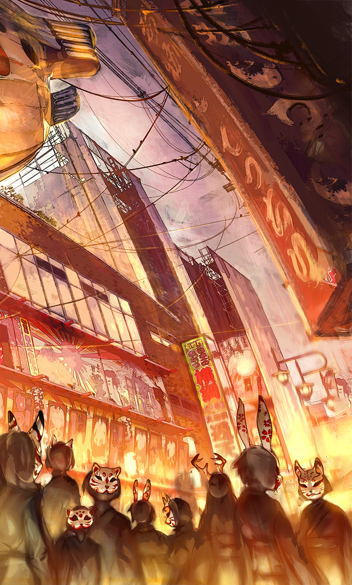 yuumei-art:  I visited Shinsekai (translation: New World) in Osaka, Japan in October