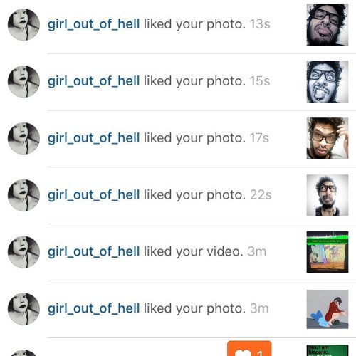Porn #1 top fan en Instagram @girl_out_of_hell photos