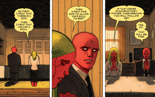 why-i-love-comics:  Vision #10 (2016) written by Tom Kingart by Gabriel Hernandez Walta &amp; Jo