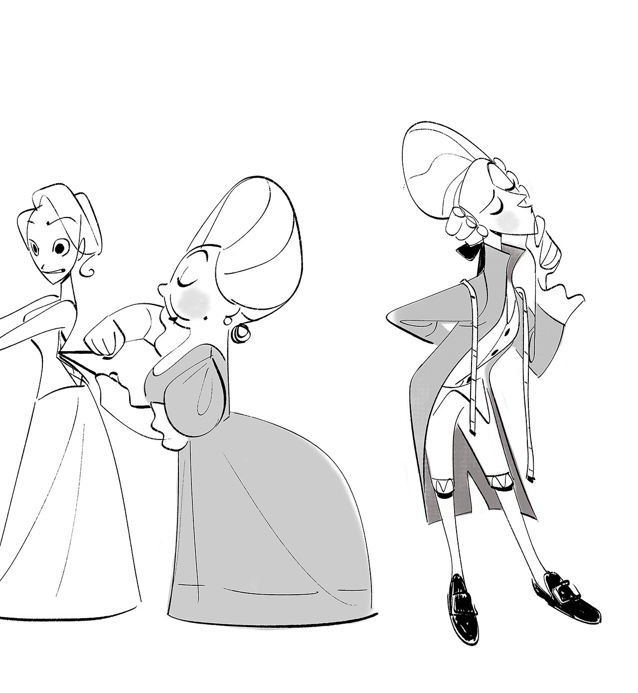 bobbypontillas: An assortment of character concepts from Season 1 of Tangled to end