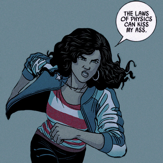 I feel like we need to talk more bout America Chavez.