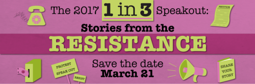 Telling our stories is an act of resistance. That’s why the 1 in 3 Campaign’s annual livestreamed ab
