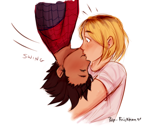 pulp-fricktion:Excited for Spiderman: Into the Spiderverse and hq!! season 4….so this happened 