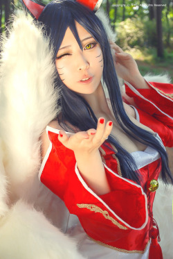 rule34andstuff:  Fictional Characters that I would &ldquo;wreck&rdquo;(provided they were non-fictional): Ahri(League of Legends).