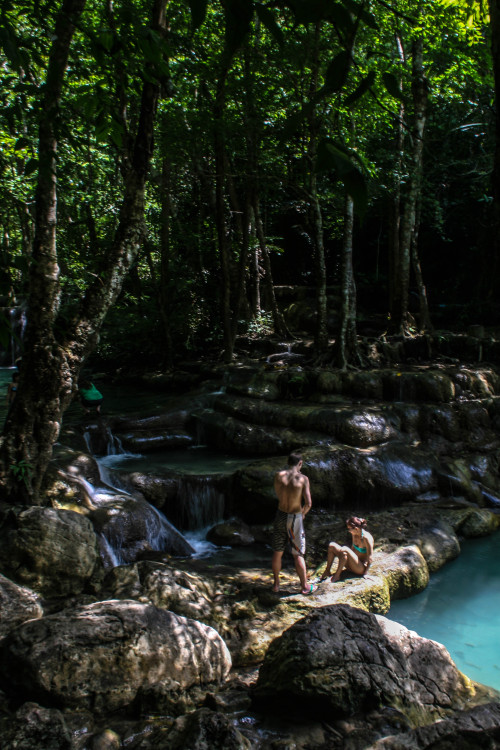 travellingthailand:  Erawan Waterfalls 2 - Kanchanaburi