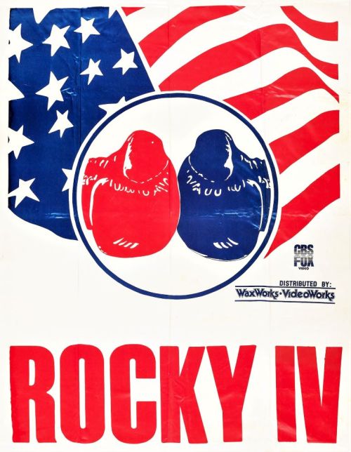 Rocky IV video banner (Sylvester Stallone, 1985)