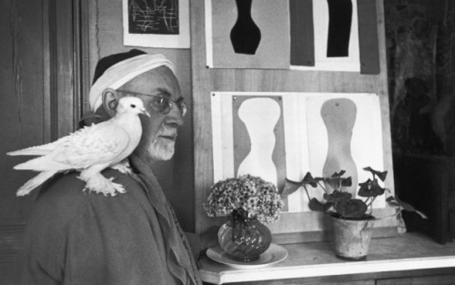 Henri Cartier-Bresson, {Matisse and Pigeon}