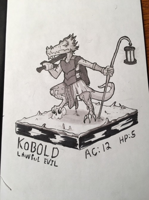 I did inktober this year. Managed to do all 31 days. Each day a new 5e dnd monster! Here is the firs