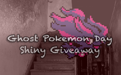 shinypokemonlab:  Holy shit look at all these shinies…. Oh im sorry, did you want these? Of course you do. Well you’re just in luck! Today is meteor-falls&rsquo; Ghost Day! And what better reason to do a giveaway than that?  The rules are simple!