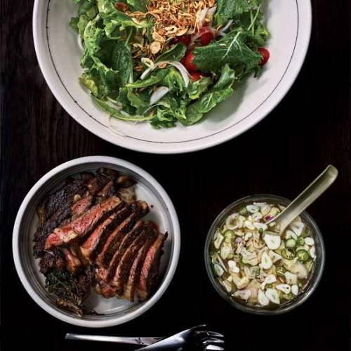 © Jody HortonBaby Kale and Steak Salad