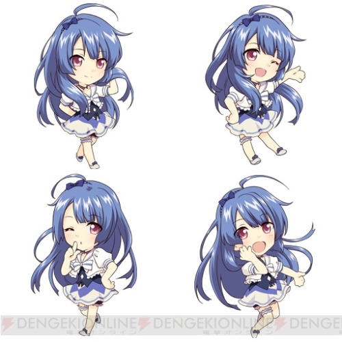 aichuugame:  Oikawa Momosuke & Kagurazaka Runa - Character Design, R Card Design, SD Character Design