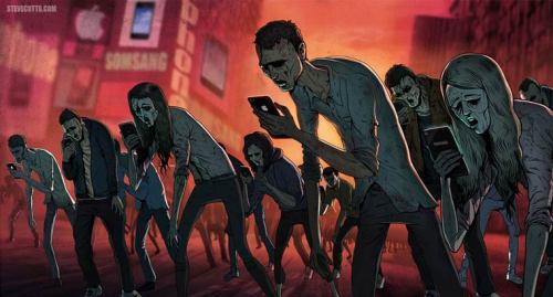 asylum-art-2:    	 		 						 							 					Sad modern world – The twisted satirical illustrations of Steve Cutts A selection of the illustrations of Steve Cutts,  who portrays with a bitter look the excesses of our sad modern world  and of our consumer