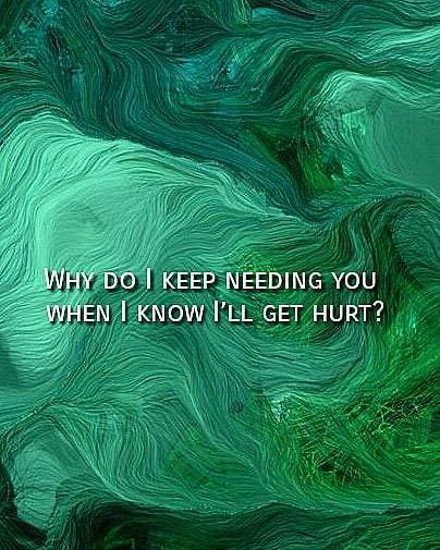 ~ ｗｈｙ ａｍ ｉ ｉｎ ｌｏｖｅ ａｌｏｎｅ. ｗｈｙ ａｍ ｉ ｈｕｒｔｉｎｇ ａｌｏｎｅ. ~ I need you ° ° ° ° ° ° &