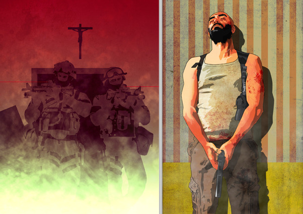 theomeganerd:  Video Game Artwork ~ Featuring Max Payne 3 &amp; Grand Theft Auto