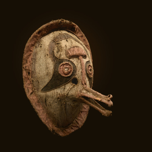 historyarchaeologyartefacts: Eharo mask worn during ritual dances before formal sacred rituals from 