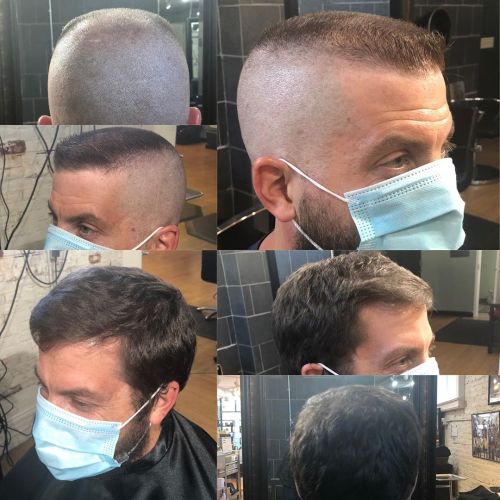 Adam sicknof the quarantine hair and wanted something new. “Barbers choice! “ So flattop it is. Read