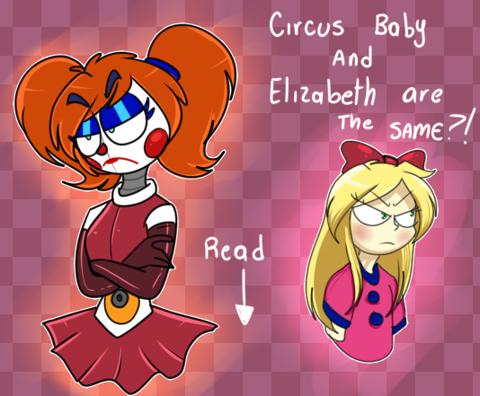 pics Elizabeth Afton Circus Baby Fnaf affinity au is circus baby the same
