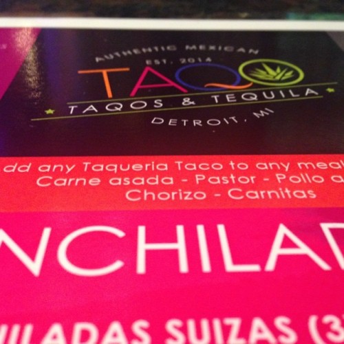 New downtown Detroit restaurant alert! #TaqosAndTequila #taqodetroit downtown #detroit #mi #313 #mot