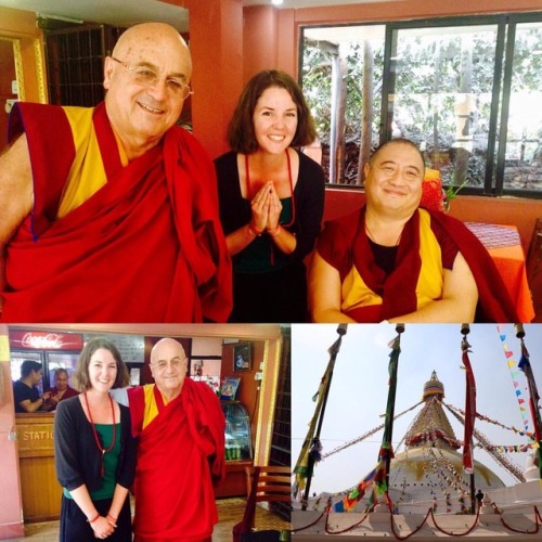 So blessed to meet Shechen Rabjam Rinpoche and Matthieu Ricard today! #tibetanbuddhism #Buddhist #ka