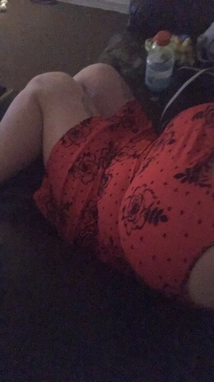 hissexylittlewhorex: Laying on the couch, wishing i had a big fat cock to fill my pussy ):