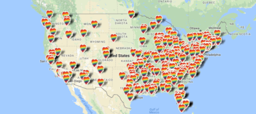 lgbtlovecomesfirst:The Love Comes First LGBTQ family map is a way of discovering other LGBTQ familie