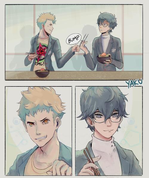 mini-comic featuring soft ryuji & joker~