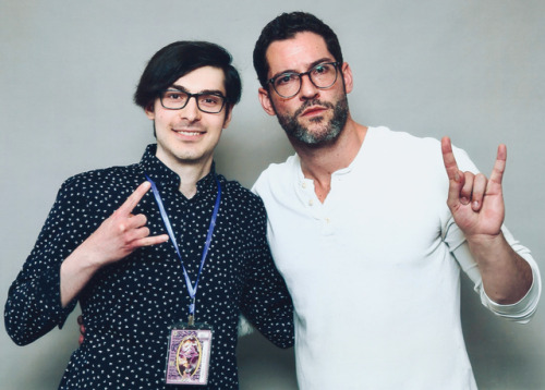 faithful-viewer:Rocking it with Lucifer’s Tom Ellis @ JIBLand4 (Jus In Bello Con 2019, May 15-16, Ro