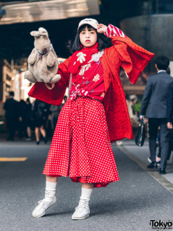 tokyo-fashion:  Yoneko is a super cute and always fun independent Japanese idol (formerly of Bellring Shoujo Heart and MIGMA SHELTER) who we see around the streets of Harajuku. She’s way too easy to photograph with lots of charisma. These are outtakes