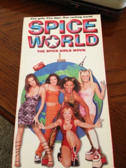 heychessikuh:  I found this in a box in our guest bedroom. And then I saw that I didn’t rewind it after the last time I watched it. Good Lord I miss the 90’s. 