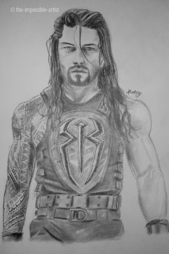 Sketch Roman Reigns by AsgherdThordis on DeviantArt