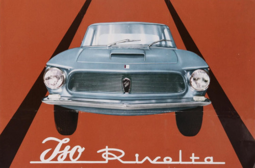 Giorgetto Giugiaro, Iso Rivolta, advertising brochure, 1963. Via Dorotheum