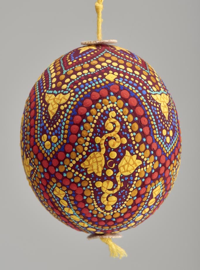 design-is-fine:Èva Witz, Hand-painted Easter Eggs, 1979-2003. Hungary. Via Museum