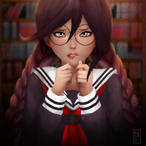 Touko FukawaFrom Danganronpa: Trigger Happy Havoc.I wanna draw the Ultimate Gamer though but Fukawa 