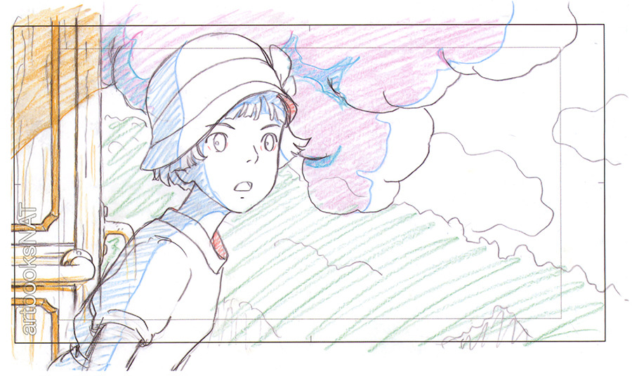  Studio Ghibli animation layouts from The Wind Rises (風立ちぬ), illustrated