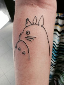 damedan:  My Studio Ghibli tattoo! Hurt like